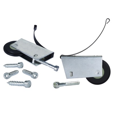 Комплект роликов на 1 дверь (в профиль) асиметричный - фото 20776