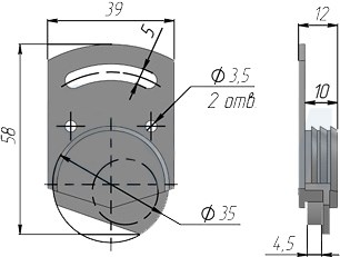 Комплект роликов для направляющей Дабл - фото 20852