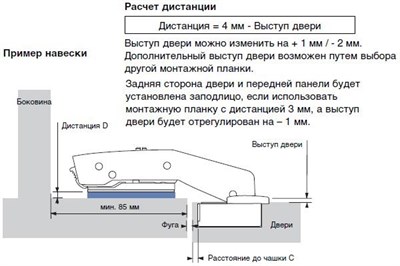 Петля мебельная hettich sensys с доводчиком