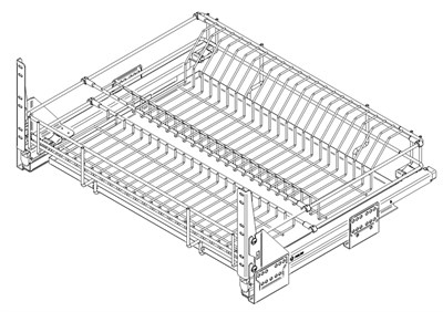 Выдвижная сушилка в нижний шкаф
