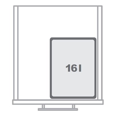 Мусорное ведро SESAMO-1 корпус 45 - фото 22109