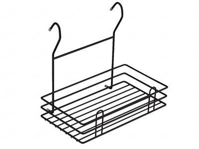 Полка на рейлинг одноярусная для черный