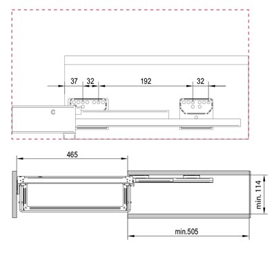 Высокая бутылочница 150 мм размер
