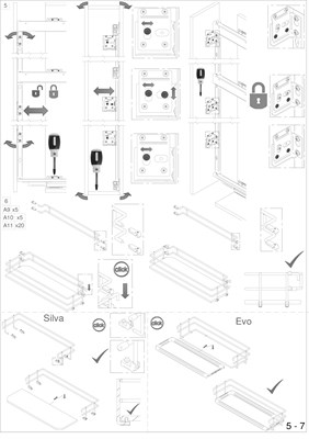 Высокая корзина бутылочница Rejs Linia Maxima Classic (в базу 150 мм) - фото 25980