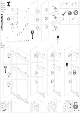 Высокая корзина бутылочница Rejs Linia Maxima Classic (в базу 200 мм) - фото 25986