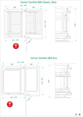 Волшебный уголок Comfort Linia Maxima Classic (Корпус 1000, Фасад 500) - фото 26032